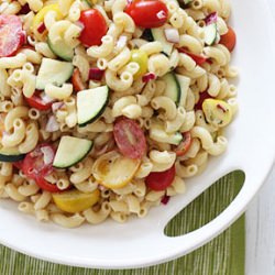 Tomato Zucchini Macaroni Salad