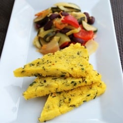 Polenta with Summer Vegetables