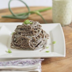 Creamy Garlic Scape Pesto