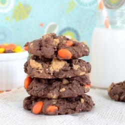 Chocolate Reeses Cookies