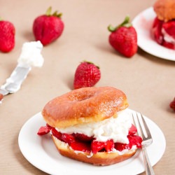 Donut Strawberry Shortcake