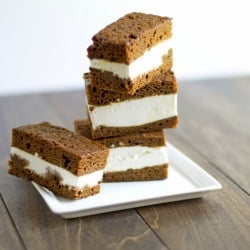 Gingerbread Ice Cream Sandwiches