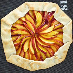 Honey & Nectarine Galette