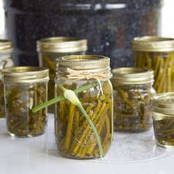 Pickled Garlic Scapes