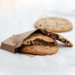 Nutella Stuffed Cookies