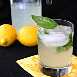 Spiked Basil Lemonade
