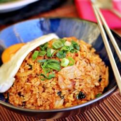 Spicy Pork & Kimchi Fried RIce
