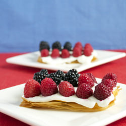 Patriotic Phyllo Fruit Tart