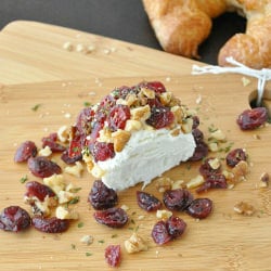 Cinnamon Cranberry Cheese Wedge