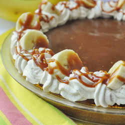 Caramel Banana Cream Pie