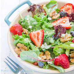 Baby Greens w/Strawberry Dressing