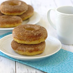 Baked Maple Cinnamon Sugar Donuts