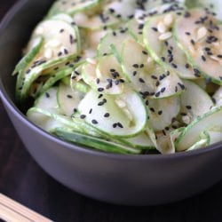 Spicy Sesame Cucumber Salad