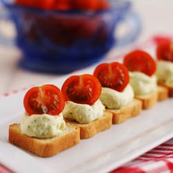 Tomato & Feta Pesto Bites