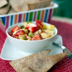 Fruit Salsa with Cinnamon Chips