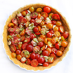 Roasted Cherry Tomato Tart