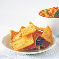 Crispy Polenta Crackers