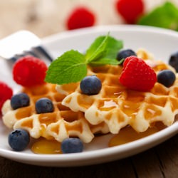 The 4th of July Breakfast Waffles