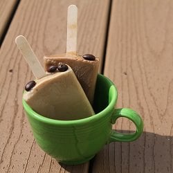 Mocha Frappuchino Popsicles