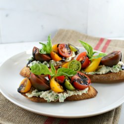 Summer Tomato Crostini