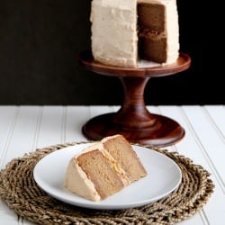 Applesauce Cake with Caramel