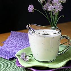 Coconut Milk & Chive Dressing