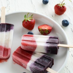 Double Berry-Coconut Pops