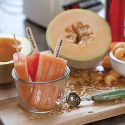 Cantaloupe & Campari Popsicles