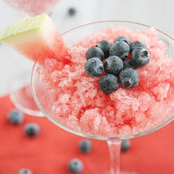 Watermelon & Blueberry Granita