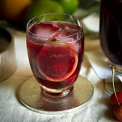 Ruby Red Cherry-Citrus Sangria
