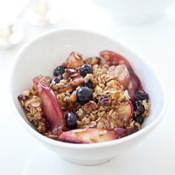 Apple Blueberry Crumble