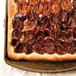 German Prune Tart