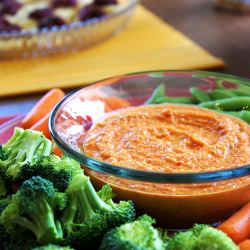 Roasted Red Pepper White Bean Dip