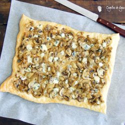 Mushroom and Blue Cheese Pastry