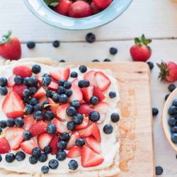 Summer Berry Tart Drizzled in Honey