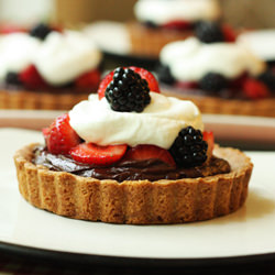 Chocolate Ganache Berry Tartelettes