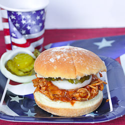 Pulled BBQ Chicken Sandwich