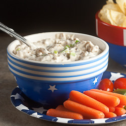 homemade onion dip