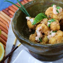 Spicy Fried Cauliflower Bites