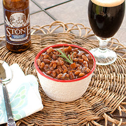 Balsamic BBQ Baked Beans