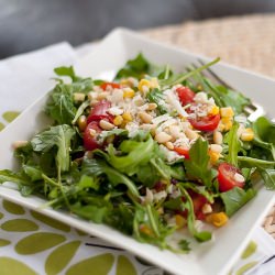 Arugula, Tomato and Corn Salad