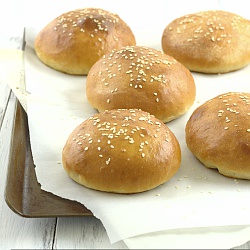 Light Brioche Burger Buns