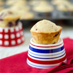 Red, White, and Blue Muffins