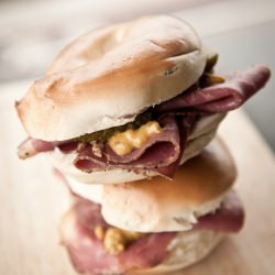 Pastrami & Honey-Mustard Bagel