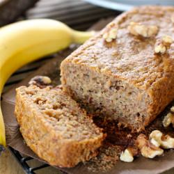 Whole Grain Banana and Walnut Bread