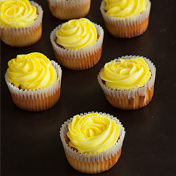 Rose-Vanilla Cupcakes