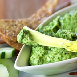 Very Green Avocado-Tahini Dip