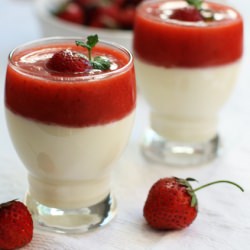 Strawberry Panna Cotta