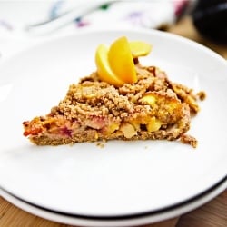Stone Fruit Cobbler Bars