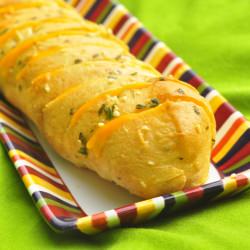 Hasselback Garlic Cheesy Bread